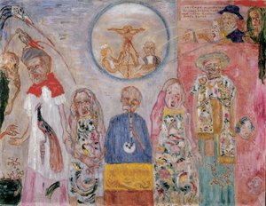The Vile Vivisectors, ca. 1930 (olie på lærred) af James Ensor