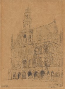 Rådhuset i Oudenaarde af James Ensor
