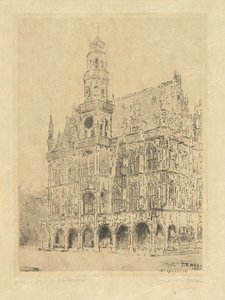 Rådhuset i Oudenaarde af James Ensor