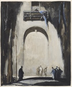 Det ukendte hjørne, 1912 (gouache)