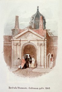 British Museum, indgangsport, 1848