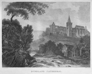 Dunblane Cathedral, 1804 af James Fittler