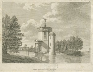 Shugborough - Vindenes tempel: gravering og [slutningen af det 18. århundrede] (tryk)