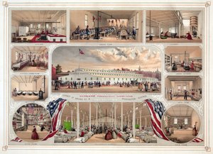 Plakat for Citizens Volunteer Hospital, Philadelphia, pub. 1862