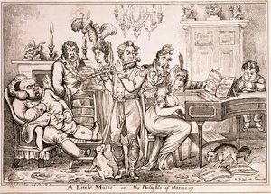 A Little Music or The Delights of Harmony, graveret af William Brocas, trykt i London af J. Sidebotham, 1810