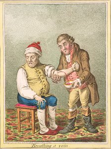 Breathing a Vein, udgivet af Hannah Humphrey, 1804