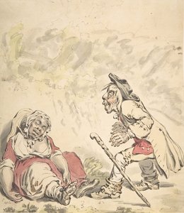 Cymon og Iphigenia, 1796. af James Gillray