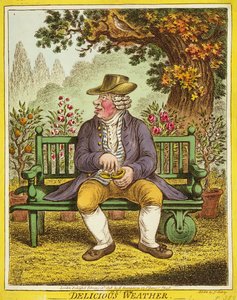 Delicious Weather, udgivet af Hannah Humphrey, 1808