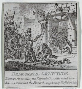 "Demokrati eller en skitse o af James Gillray