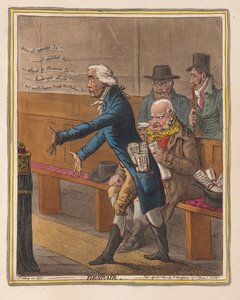 Fortvivlelse, pub. 1802 (håndfarvet gravering)