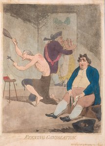 Evening Consolation, pub. 1785 (håndkoloreret gravering)