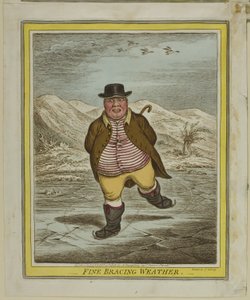 Fint afstivningsvejr af James Gillray