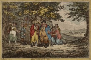 Lykkejagt, udgivet 20. november af James Gillray