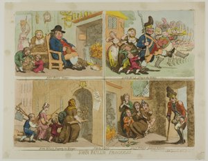 John Bulls fremskridt af James Gillray