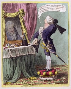 Lordly Elevation, pub. af Hannah Humphrey, 1802 af James Gillray