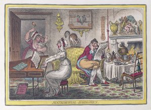 Matrimonial Harmonics, pub. 1805 (håndkolorerede graveringer)