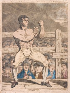 Mendoza, udg.1788 (håndkoloreret gravering) af James Gillray