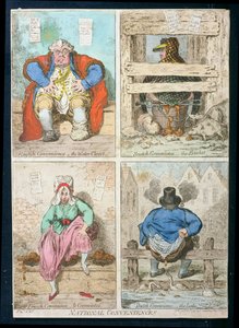 National Conveniences, udgivet af Hannah Humphrey i 1796 (håndfarvet radering)