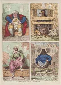 Nationale bekvemmeligheder, 1769 af James Gillray
