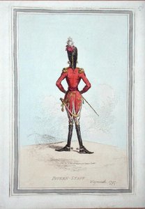 Pattern-Staff, udgivet af Hannah Humphrey i 1797 (håndfarvet radering) af James Gillray