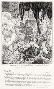Tavle 8, fra The Life of William Cobbett, skrevet af ham selv, pub. af H. Humphrey, 1809 af James Gillray
