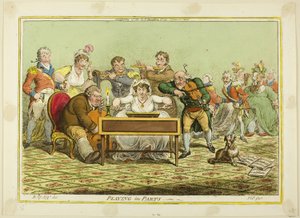 At spille i dele af James Gillray