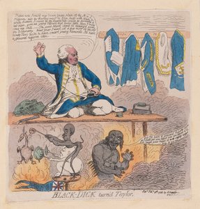 Richard Howe, 1st Earl Howe (Black-Dick blev taylor), pub. 1788 (håndfarvet gravering)