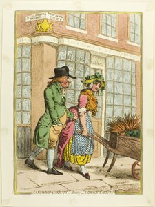 Sandwich-gulerødder!-Lækre sandwich-gulerødder af James Gillray