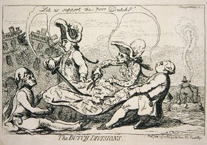 De hollandske divisioner af James Gillray