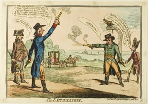 Forklaringen af James Gillray