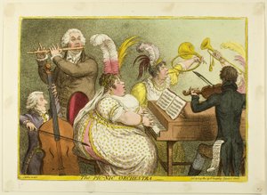 The Pic-Nic Orchestra af James Gillray