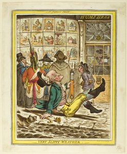 Meget glat vejr af James Gillray
