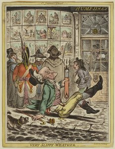 Meget glat vejr af James Gillray