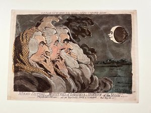 De mærkelige søstre; Mørkets tjenere; Månens håndlangere af James Gillray