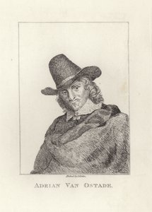 Adriaen van Ostade, døbt som Adriaen Jansz Hendricx. Ætset af James Girtin. af James Girtin