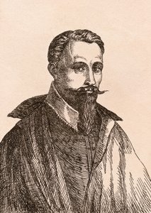 Hendrik Goltzius, illustration fra "75 Portraits Of Celebrated Painters From Authentic Originals", udgivet i London, 1817 af James Girtin