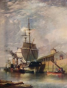 Belfast Harbour - Færgetrappe, 1851, 1909. af James Glen Wilson