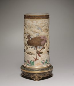 Vase, fabrikant Worcester Porcelænsfabrik, 1873 af James Hadley