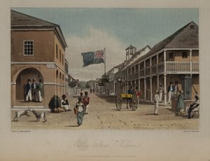 Harbour Street, Kingston af James Hakewill