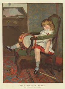 Fem minutters fred (chromolitho)
