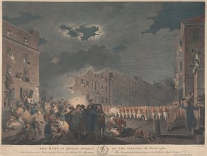Optøjerne på Broad Street den 7. juni 1780