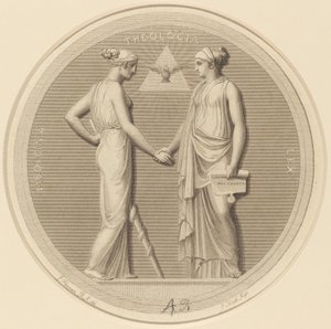 Medicin - Teologi - Jura af James Heath after John Flaxman
