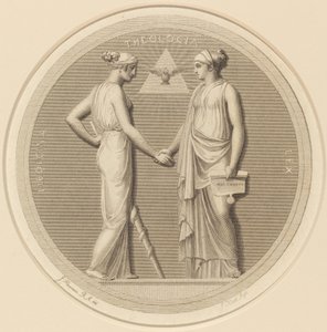 Medicin - Teologi - Jura af James Heath after John Flaxman