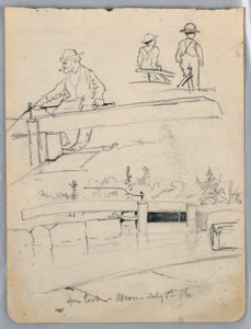 Open Lock, Akron, Ohio af James Henry Moser
