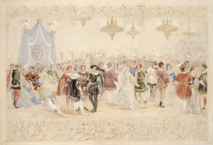 Bolden (blyant, wc og kropsfarve på papir) af James Henry Nixon