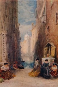 En helligdom i Venedig, c1820-1870, 1924 af James Holland
