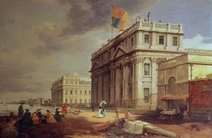 Greenwich Hospital, 1842 af James Holland