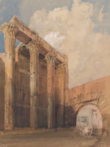 Mars Ultors tempel, Rom, 1840-45.