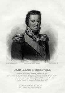 Jean Henri Dombrowski, polsk militærkommandør, 1845 af James Hopwood