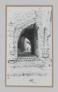 A Street in Jerusalem, illustration fra Vor Herre Jesu Kristi liv (pen & i på papir) af James Jacques Joseph Tissot